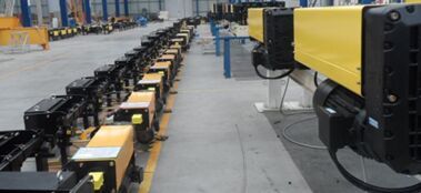 European style single girder hoist