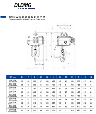 European chain hoist